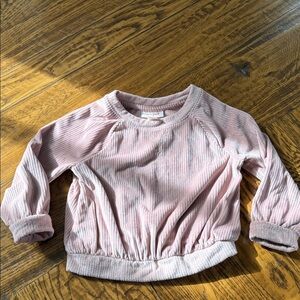 Cat & Jack Toddle Pink Ribbed Kids Sweater